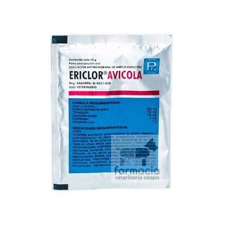 Ericlor avícola sobre 10 g