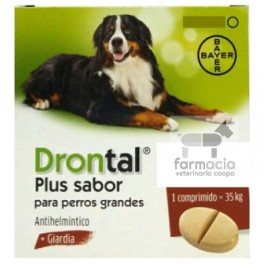 Drontal plus perros grandes (1 tableta)