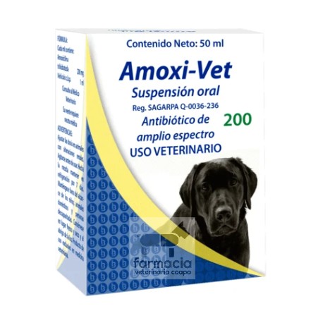 Amoxi Vet 200 suspensión