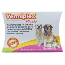 Vermiplex Plus 30 ( 2 tabs )