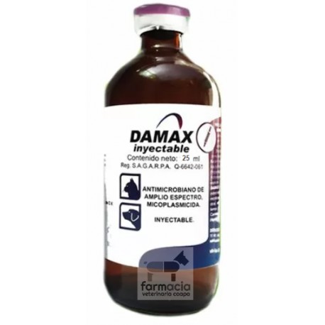 Damax inyectable 25 ml