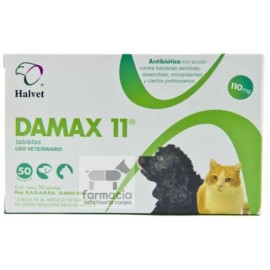 Damax 11 tabletas 110 mg (se vende por blister de 10 tabletas)