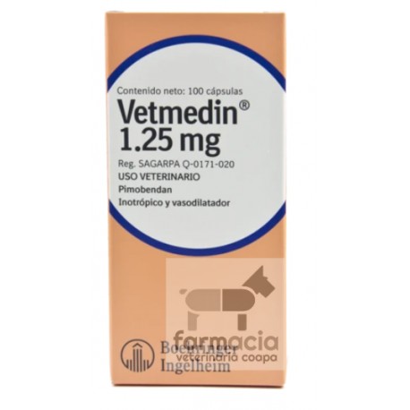 Vetmedin 1.25 mg (100 caps)