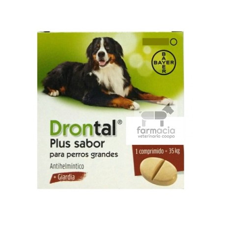 Drontal plus perros grandes (1 tableta)